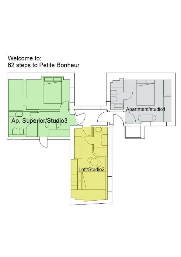 Апартаменти 62 Steps To Petit Bonheur Бухарест Екстер'єр фото